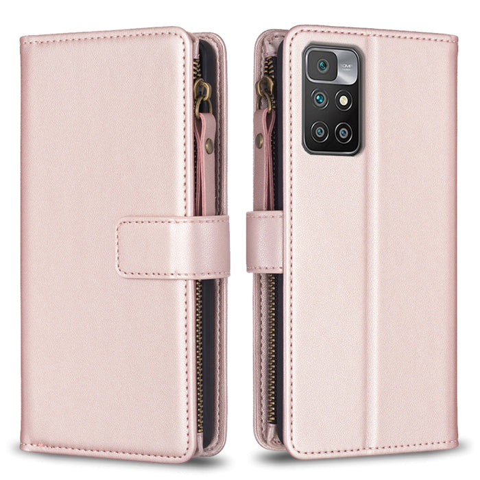 9 ranuras para tarjetas con cremallera, funda de cuero con tapa para teléfono, For Xiaomi Redmi 12C, For Xiaomi 13 Lite, For Xiaomi Redmi K60 / K60 Pro, For Xiaomi 13 Pro, For Xiaomi 13, For Xiaomi 12T / 12T Pro, For Xiaomi 12 Lite, For Xiaomi Redmi 10...