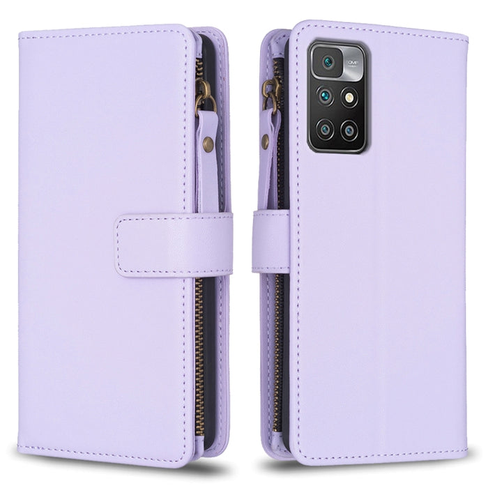 9 ranuras para tarjetas con cremallera, funda de cuero con tapa para teléfono, For Xiaomi Redmi 12C, For Xiaomi 13 Lite, For Xiaomi Redmi K60 / K60 Pro, For Xiaomi 13 Pro, For Xiaomi 13, For Xiaomi 12T / 12T Pro, For Xiaomi 12 Lite, For Xiaomi Redmi 10...
