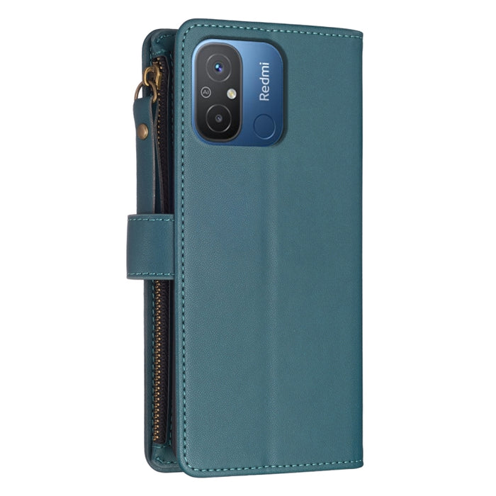 9 ranuras para tarjetas con cremallera, funda de cuero con tapa para teléfono, For Xiaomi Redmi 12C, For Xiaomi 13 Lite, For Xiaomi Redmi K60 / K60 Pro, For Xiaomi 13 Pro, For Xiaomi 13, For Xiaomi 12T / 12T Pro, For Xiaomi 12 Lite, For Xiaomi Redmi 10...