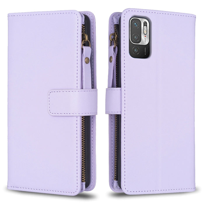 9 ranuras para tarjetas con cremallera, funda de cuero con tapa para teléfono, For Xiaomi Redmi 12C, For Xiaomi 13 Lite, For Xiaomi Redmi K60 / K60 Pro, For Xiaomi 13 Pro, For Xiaomi 13, For Xiaomi 12T / 12T Pro, For Xiaomi 12 Lite, For Xiaomi Redmi 10...