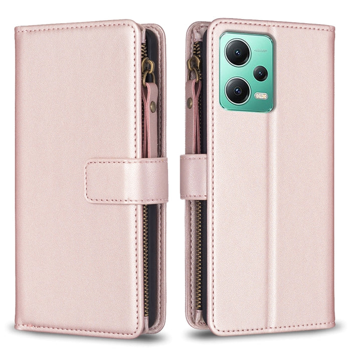 9 ranuras para tarjetas con cremallera, funda de cuero con tapa para teléfono, For Xiaomi Redmi Note 13 Pro 4G Global, For Xiaomi Poco M6 Pro 4G, For Xiaomi Redmi Note 13 4G Global, For Xiaomi Redmi Note 13, For Xiaomi Redmi 13C                        ...