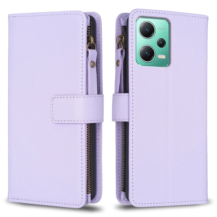 9 ranuras para tarjetas con cremallera, funda de cuero con tapa para teléfono, For Xiaomi Redmi Note 13 Pro 4G Global, For Xiaomi Poco M6 Pro 4G, For Xiaomi Redmi Note 13 4G Global, For Xiaomi Redmi Note 13, For Xiaomi Redmi 13C                        ...