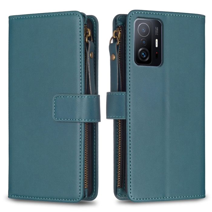 9 ranuras para tarjetas con cremallera, funda de cuero con tapa para teléfono, For Xiaomi Redmi 12C, For Xiaomi 13 Lite, For Xiaomi Redmi K60 / K60 Pro, For Xiaomi 13 Pro, For Xiaomi 13, For Xiaomi 12T / 12T Pro, For Xiaomi 12 Lite, For Xiaomi Redmi 10...