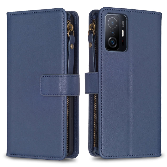 9 ranuras para tarjetas con cremallera, funda de cuero con tapa para teléfono, For Xiaomi Redmi 12C, For Xiaomi 13 Lite, For Xiaomi Redmi K60 / K60 Pro, For Xiaomi 13 Pro, For Xiaomi 13, For Xiaomi 12T / 12T Pro, For Xiaomi 12 Lite, For Xiaomi Redmi 10...