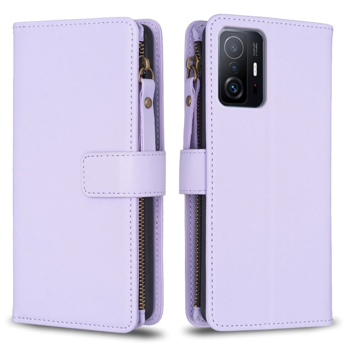 9 ranuras para tarjetas con cremallera, funda de cuero con tapa para teléfono, For Xiaomi Redmi 12C, For Xiaomi 13 Lite, For Xiaomi Redmi K60 / K60 Pro, For Xiaomi 13 Pro, For Xiaomi 13, For Xiaomi 12T / 12T Pro, For Xiaomi 12 Lite, For Xiaomi Redmi 10...