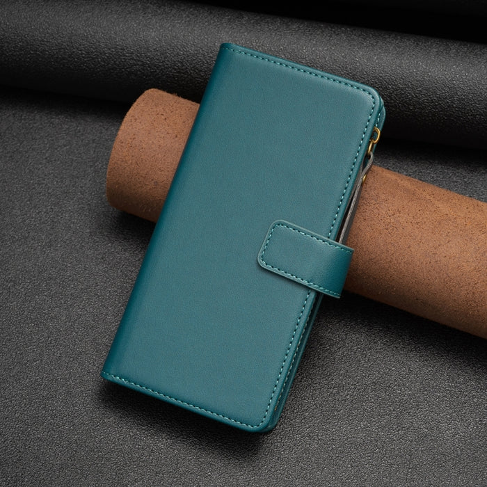 9 ranuras para tarjetas con cremallera, funda de cuero con tapa para teléfono, For Xiaomi Redmi Note 13 Pro 4G Global, For Xiaomi Poco M6 Pro 4G, For Xiaomi Redmi Note 13 4G Global, For Xiaomi Redmi Note 13, For Xiaomi Redmi 13C                        ...