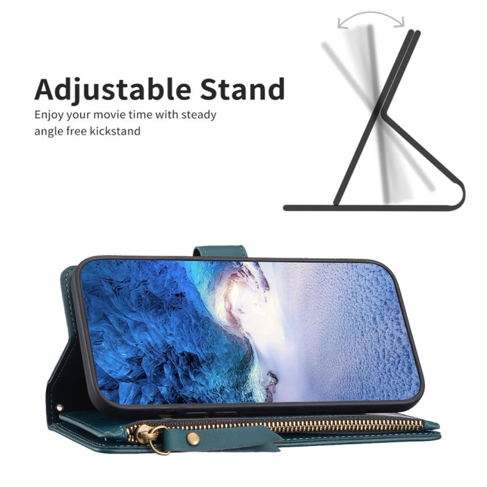 9 ranuras para tarjetas con cremallera, funda de cuero con tapa para teléfono, For Xiaomi Redmi Note 13 Pro 4G Global, For Xiaomi Poco M6 Pro 4G, For Xiaomi Redmi Note 13 4G Global, For Xiaomi Redmi Note 13, For Xiaomi Redmi 13C                        ...