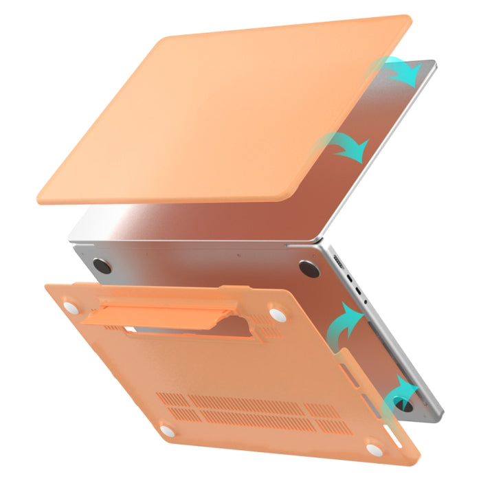 Estuche protector translúcido esmerilado para computadora portátil, For MacBook Air 13.6 A3113 / M4 A3240, For Macbook Air 15.3 A3114 / M4 A3241, For Macbook Pro 14 A2918/A2992/A2779, For Macbook Pro 16.2 2023 A2991/A2780                               ...