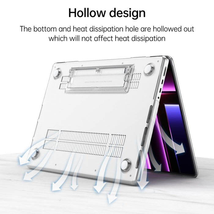 Estuche protector translúcido esmerilado para computadora portátil, For MacBook Air 13.6 A3113 / M4 A3240, For Macbook Air 15.3 A3114 / M4 A3241, For Macbook Pro 14 A2918/A2992/A2779, For Macbook Pro 16.2 2023 A2991/A2780                               ...