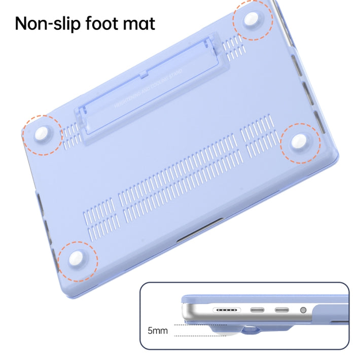 Estuche protector translúcido esmerilado para computadora portátil, For MacBook Air 13.6 A3113 / M4 A3240, For Macbook Air 15.3 A3114 / M4 A3241, For Macbook Pro 14 A2918/A2992/A2779, For Macbook Pro 16.2 2023 A2991/A2780                               ...