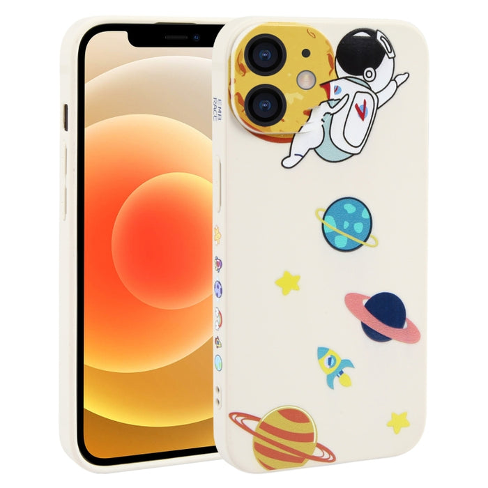 Estuche para teléfono TPU con patrón de astronauta Hug Moon