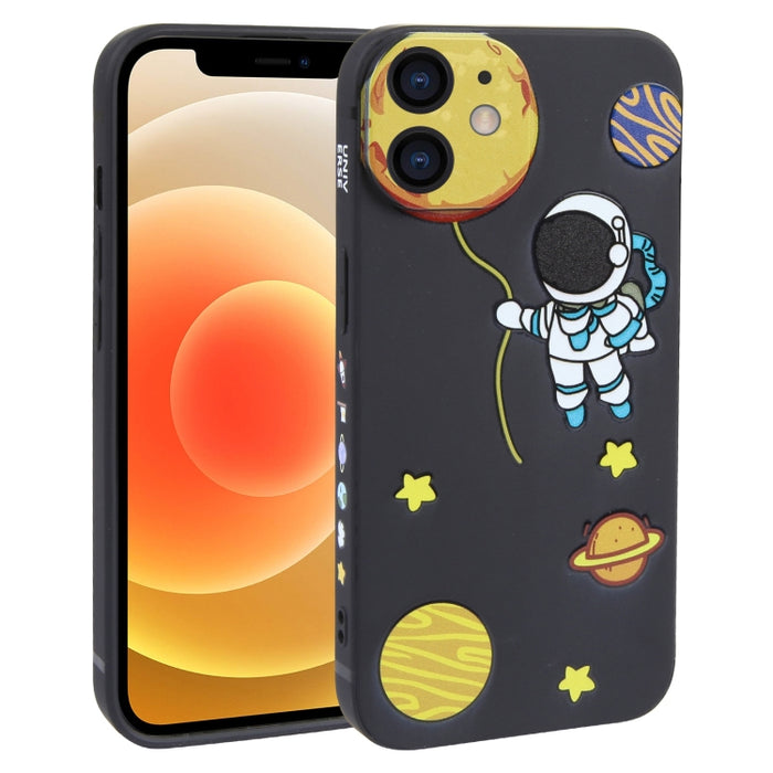 Estuche para teléfono TPU con patrón de astronauta Hug Moon