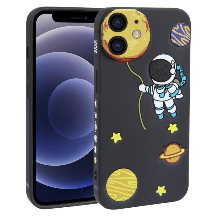 Estuche para teléfono TPU con patrón de astronauta Hug Moon