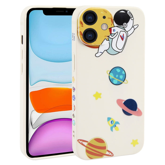 Estuche para teléfono TPU con patrón de astronauta Hug Moon