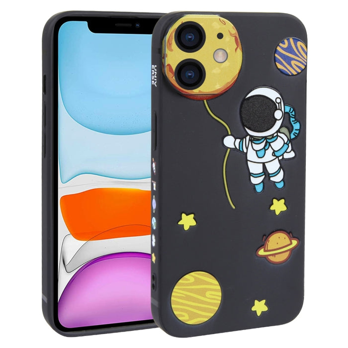 Estuche para teléfono TPU con patrón de astronauta Hug Moon