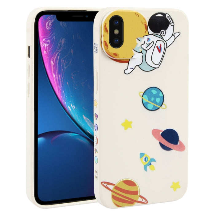 Estuche para teléfono TPU con patrón de astronauta Hug Moon