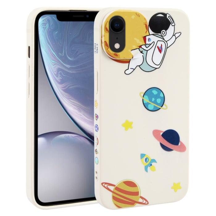 Estuche para teléfono TPU con patrón de astronauta Hug Moon