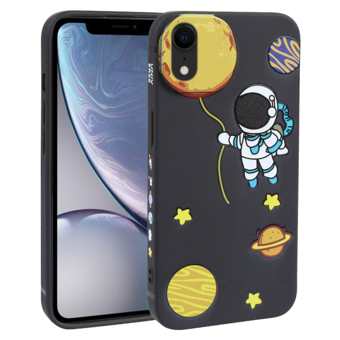 Estuche para teléfono TPU con patrón de astronauta Hug Moon