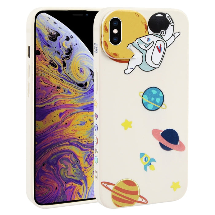 Estuche para teléfono TPU con patrón de astronauta Hug Moon