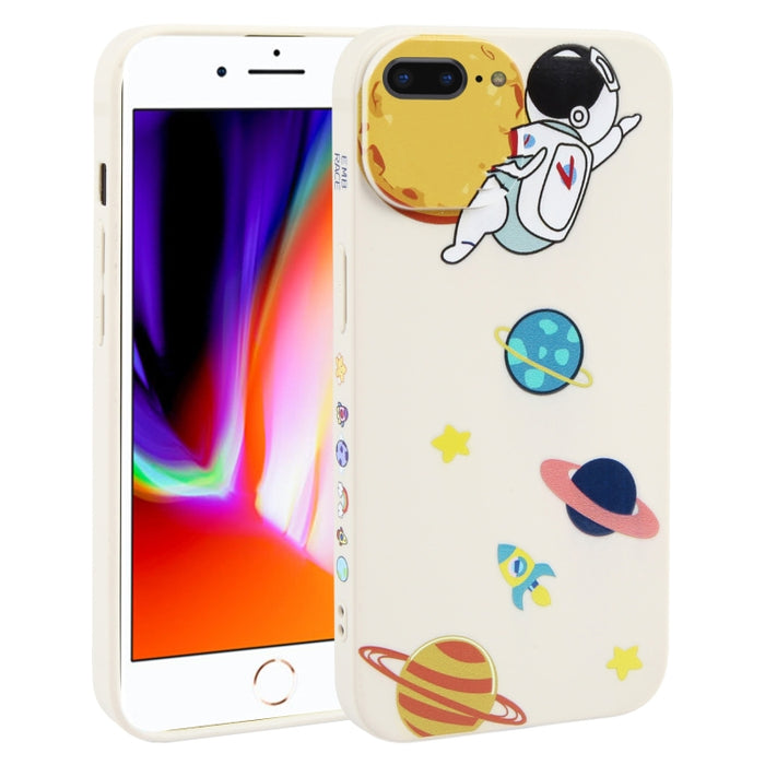 Estuche para teléfono TPU con patrón de astronauta Hug Moon