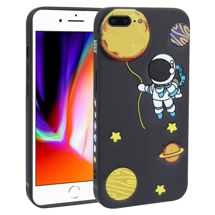 Estuche para teléfono TPU con patrón de astronauta Hug Moon
