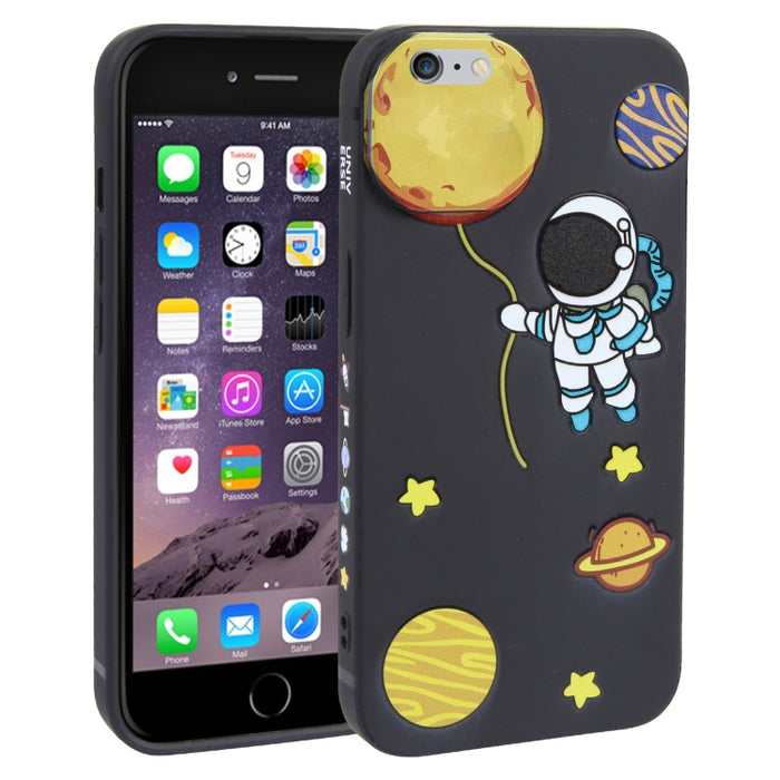 Estuche para teléfono TPU con patrón de astronauta Hug Moon