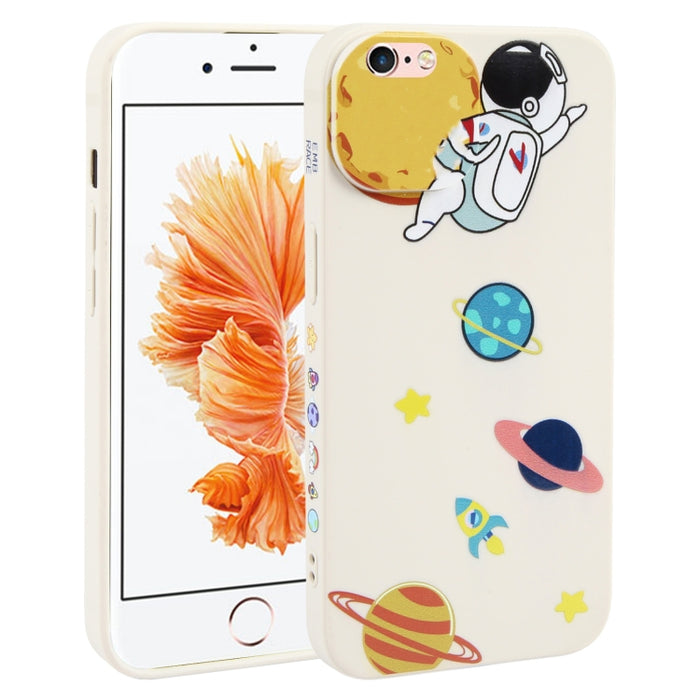 Estuche para teléfono TPU con patrón de astronauta Hug Moon