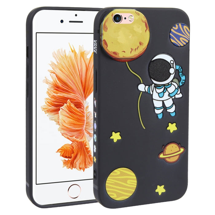 Estuche para teléfono TPU con patrón de astronauta Hug Moon