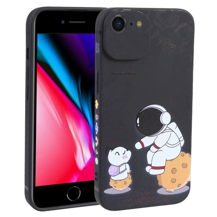 Estuche para teléfono TPU esmerilado con patrón de astronauta