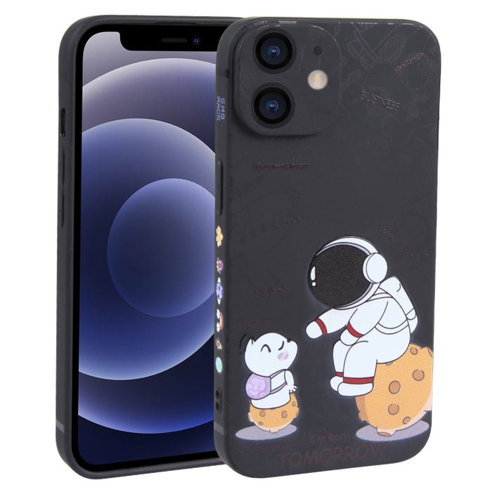 Estuche para teléfono TPU esmerilado con patrón de astronauta