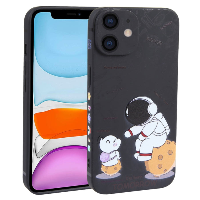 Estuche para teléfono TPU esmerilado con patrón de astronauta