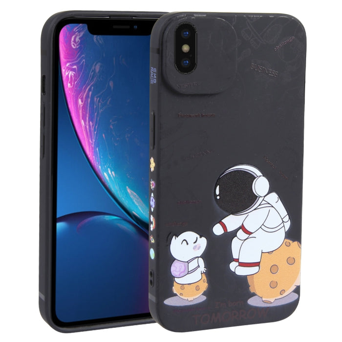 Estuche para teléfono TPU esmerilado con patrón de astronauta