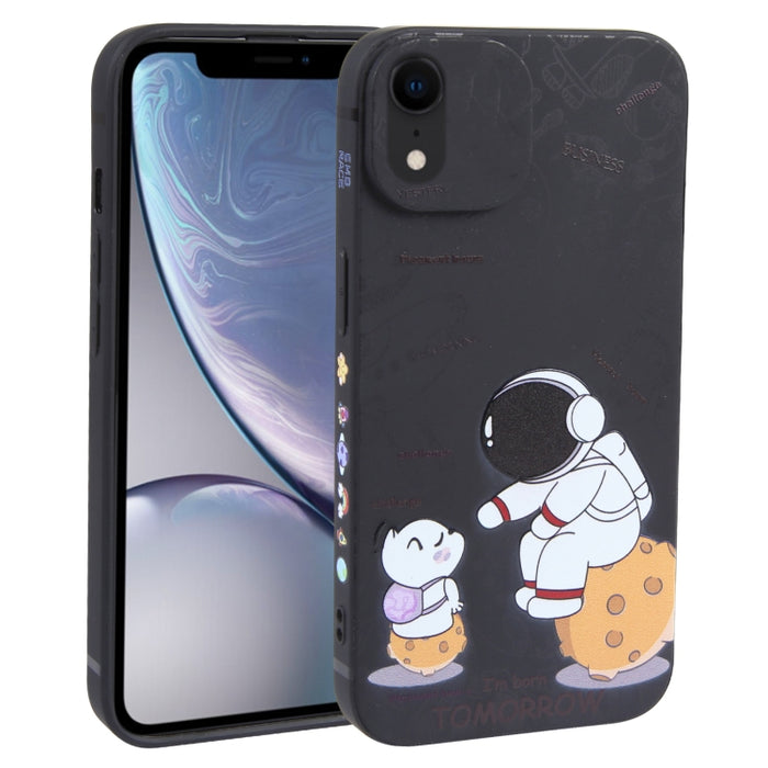 Estuche para teléfono TPU esmerilado con patrón de astronauta