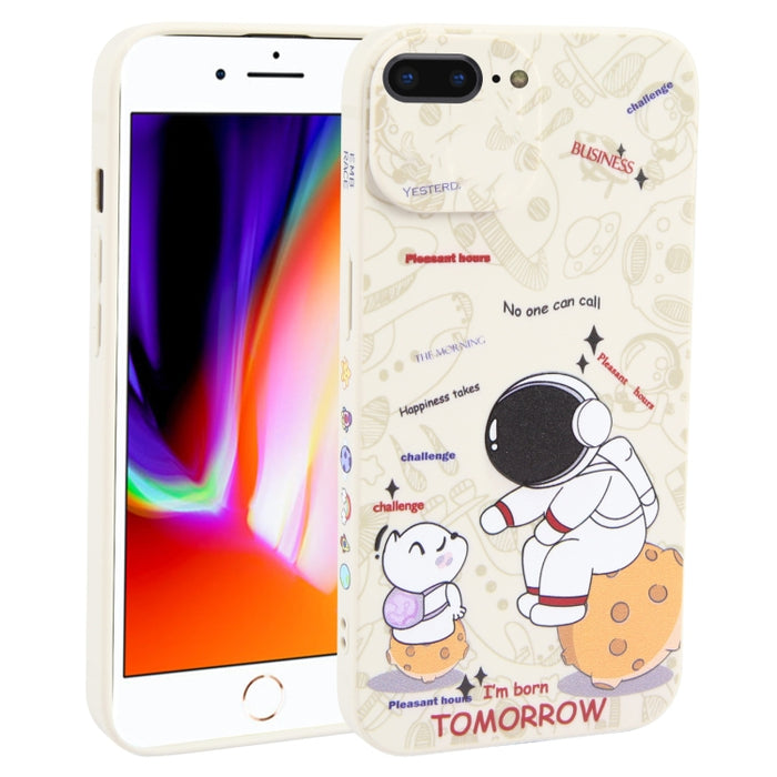 Estuche para teléfono TPU esmerilado con patrón de astronauta