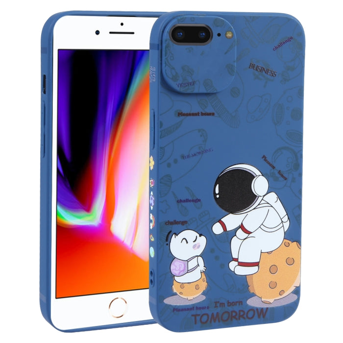 Estuche para teléfono TPU esmerilado con patrón de astronauta