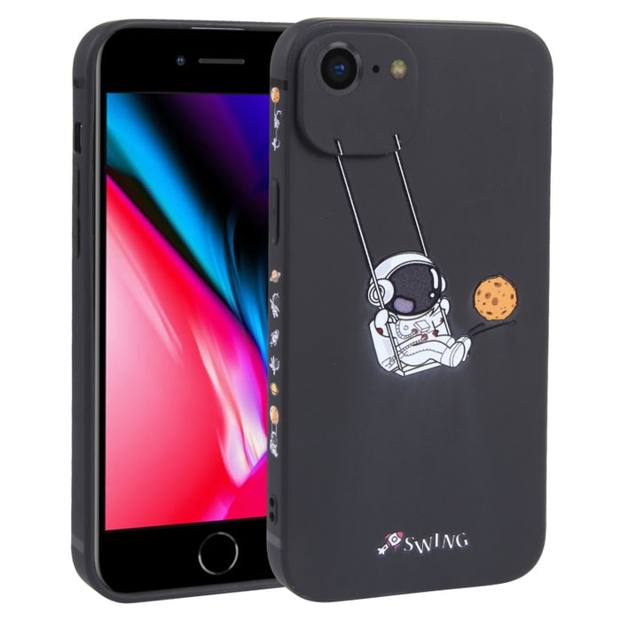Estuche para teléfono TPU con patrón oscilante de astronauta