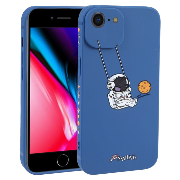 Estuche para teléfono TPU con patrón oscilante de astronauta