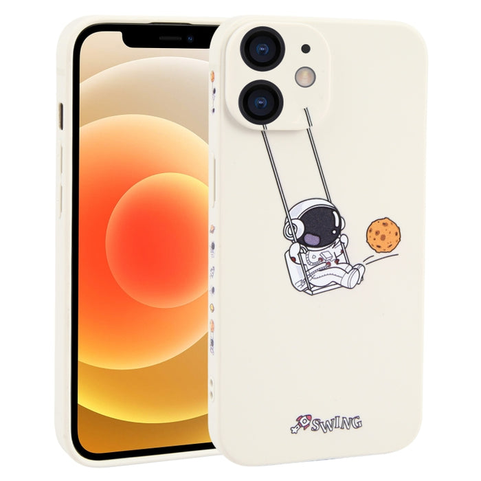 Estuche para teléfono TPU con patrón oscilante de astronauta