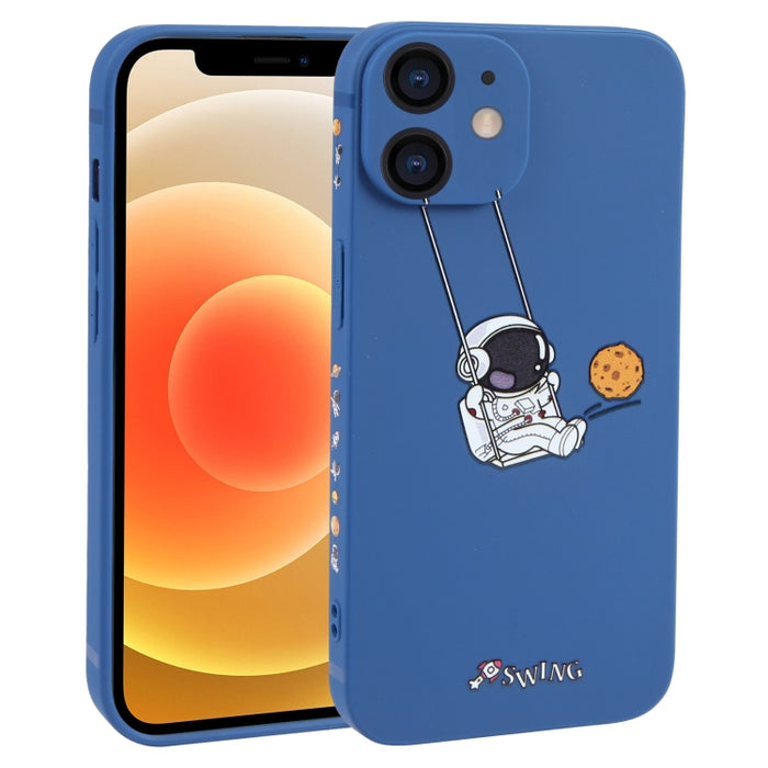 Estuche para teléfono TPU con patrón oscilante de astronauta