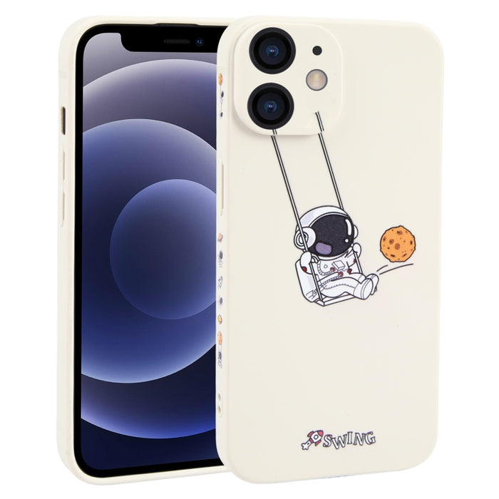 Estuche para teléfono TPU con patrón oscilante de astronauta