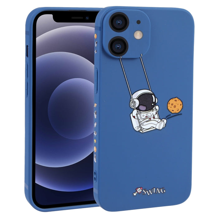 Estuche para teléfono TPU con patrón oscilante de astronauta