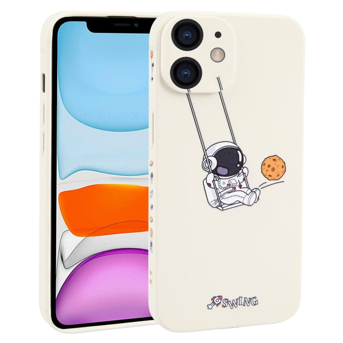 Estuche para teléfono TPU con patrón oscilante de astronauta