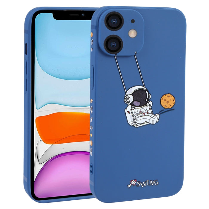 Estuche para teléfono TPU con patrón oscilante de astronauta