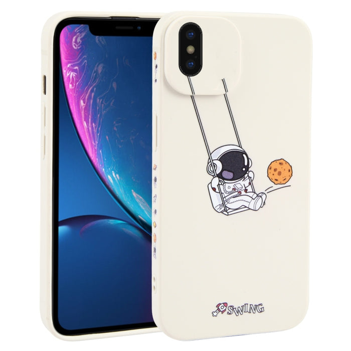 Estuche para teléfono TPU con patrón oscilante de astronauta