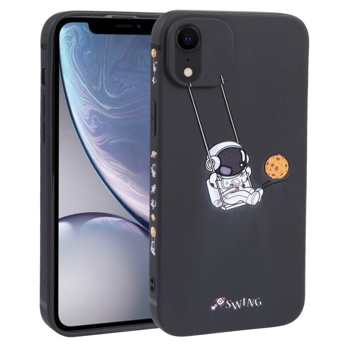 Estuche para teléfono TPU con patrón oscilante de astronauta