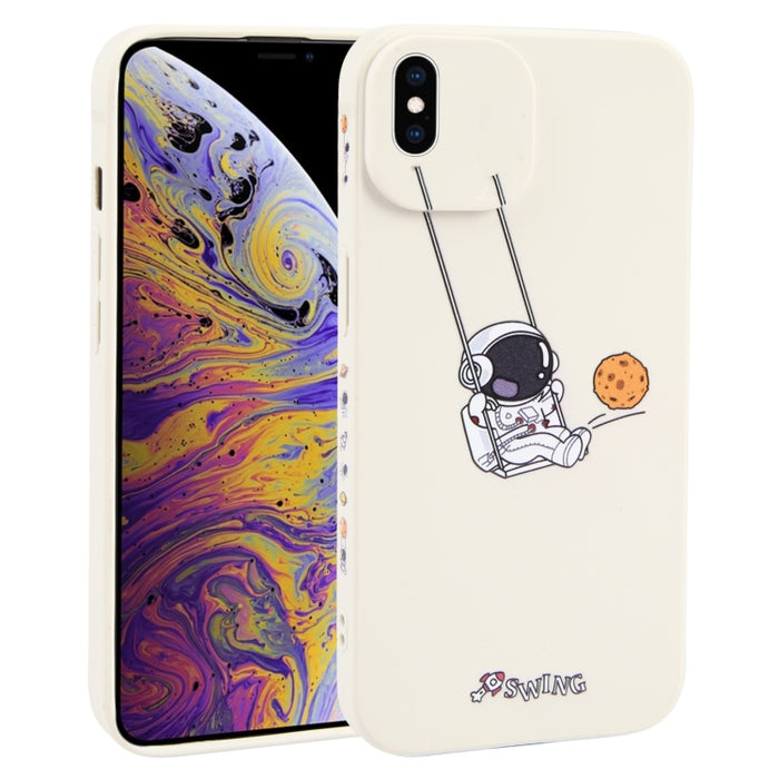 Estuche para teléfono TPU con patrón oscilante de astronauta