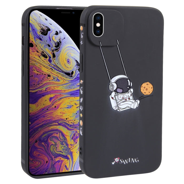 Estuche para teléfono TPU con patrón oscilante de astronauta
