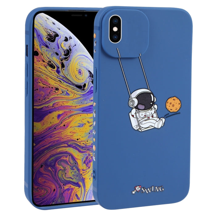 Estuche para teléfono TPU con patrón oscilante de astronauta
