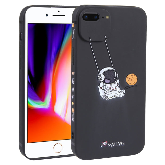 Estuche para teléfono TPU con patrón oscilante de astronauta