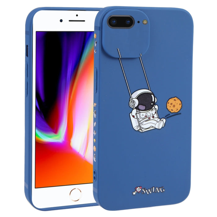 Estuche para teléfono TPU con patrón oscilante de astronauta